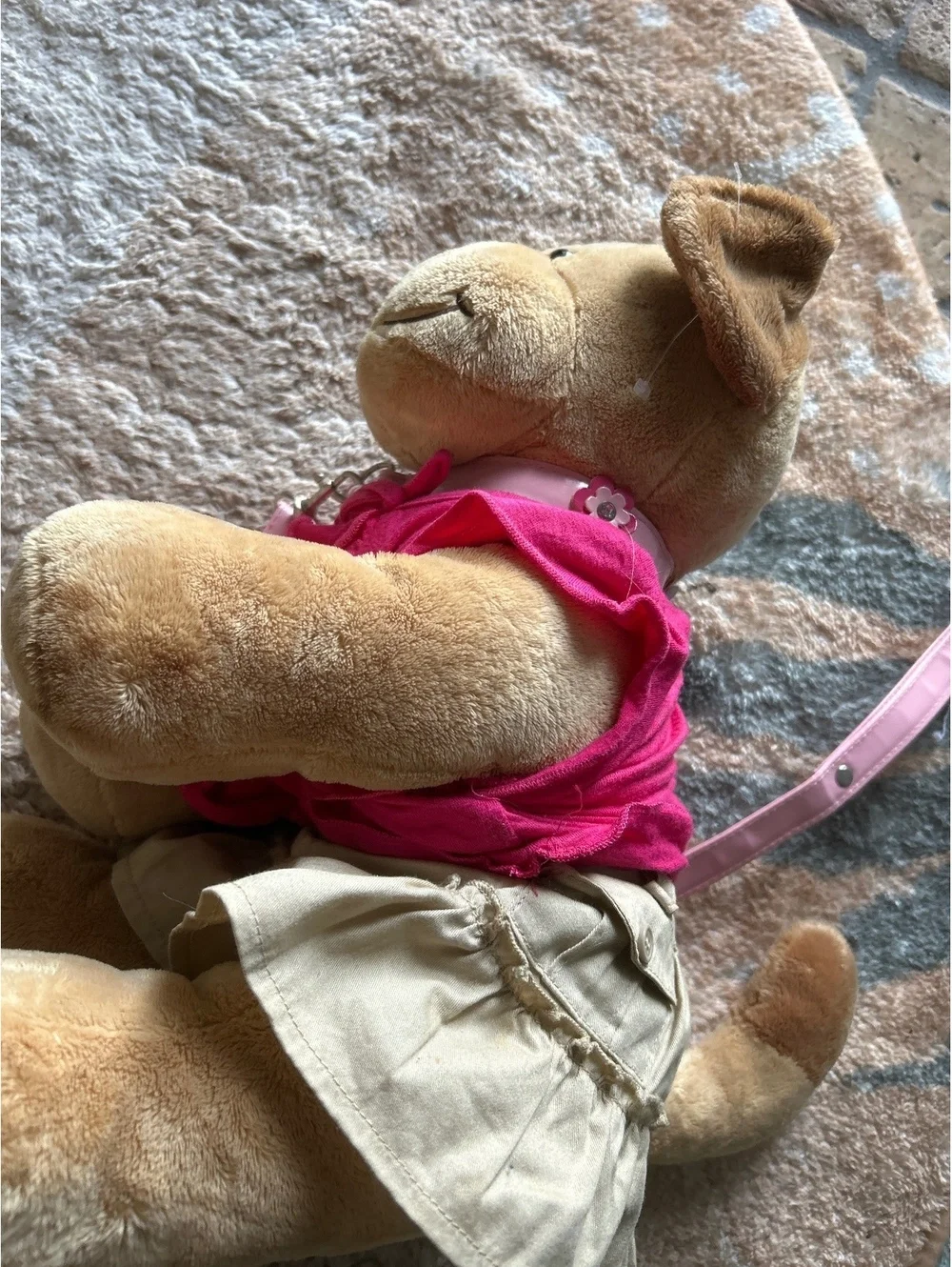 Build a bear puppy with leash